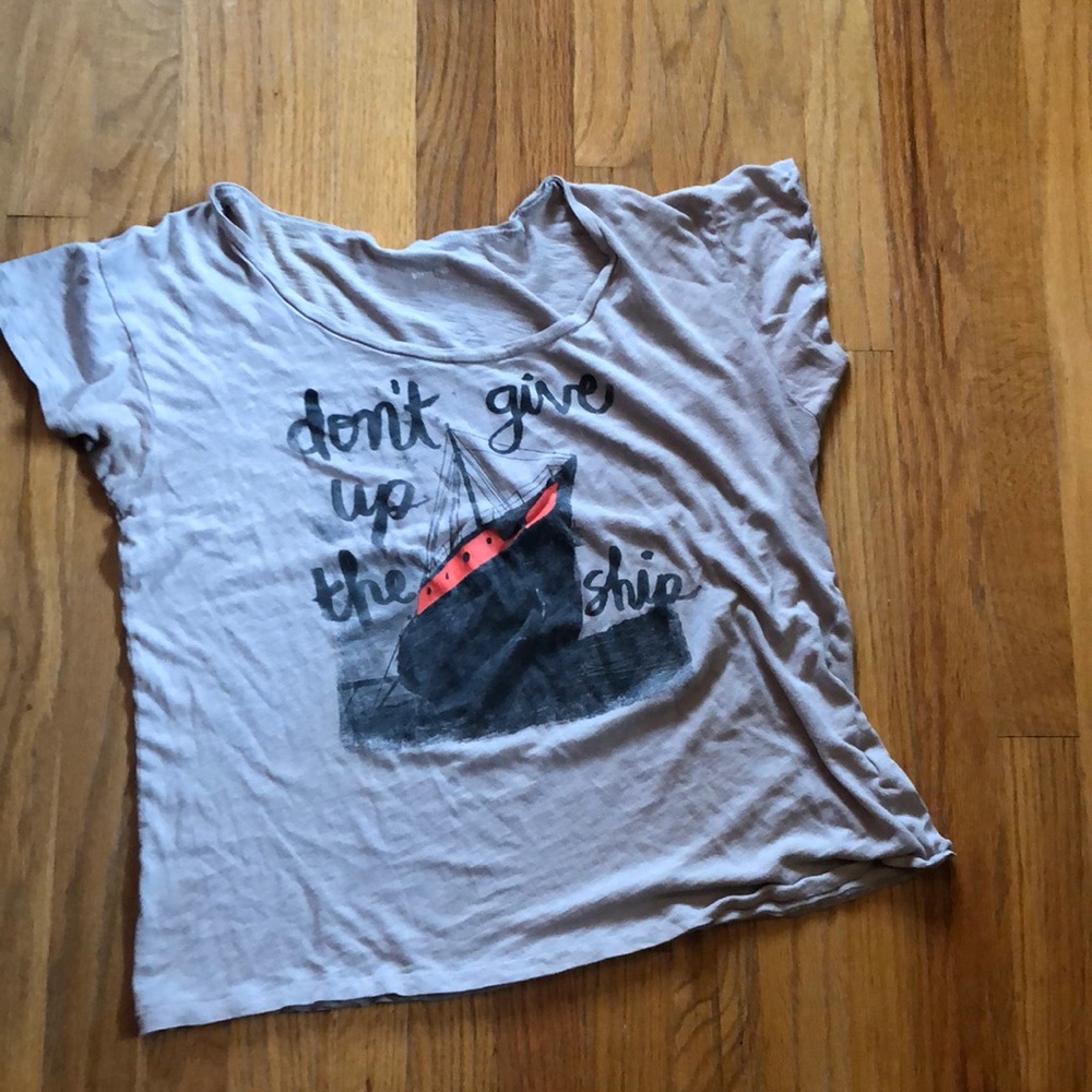 JCrew boyfriend fit graphic tee